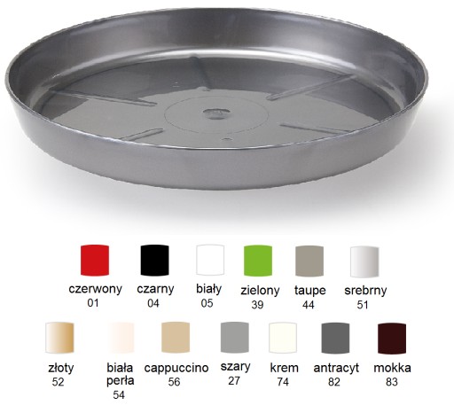 Крышка для цветочного горшка Magnolia 210 Lamela Gloss Varnish - 10 цветов