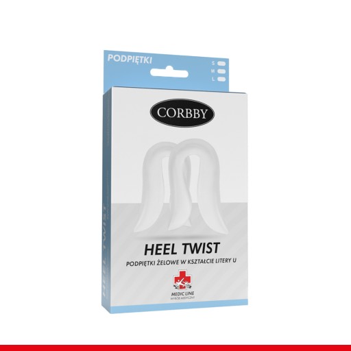 Каблук Corbby HEEL TWIST, размеры 43-46, бесцветный