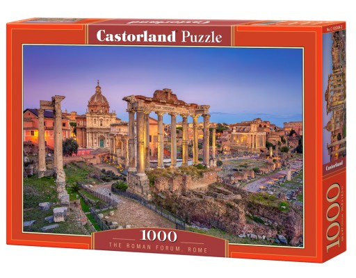 PUZZLE 1000 UKŁADANKA WIDOK KRAJOBRAZ FORUM ROMANUM RZYM WŁOCHY 9+ CASTOR
