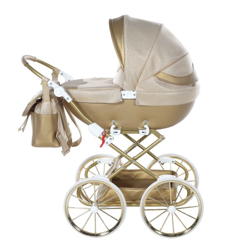 Кукольная коляска Tako DOLCE mini 05 GOLD (3-8л)