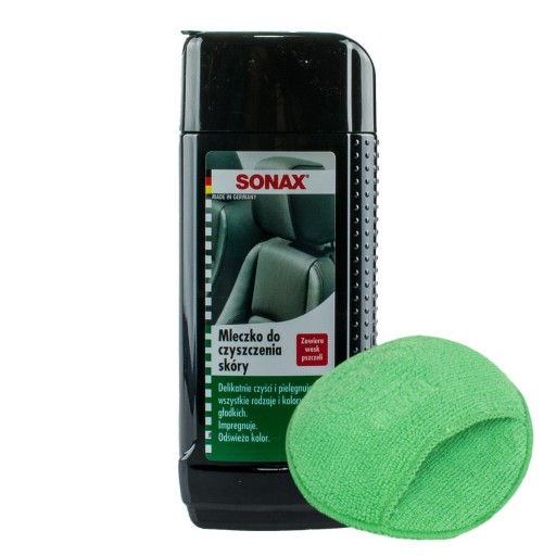 SONAX МОЛОЧКО С ВОСКОМ ДЛЯ ЧИСТКИ КОЖИ 250мл