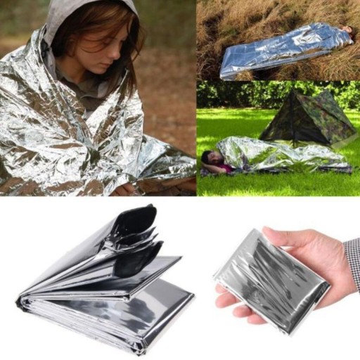 Emergency Blanket Outdoor Large Blanket with Pouch