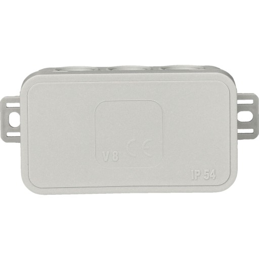 PUSZKA N/T HERMETYCZNA V8 IP54 80×45×41 POPIELATA