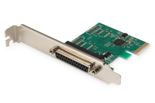 Контроллер LPT PCI Express 1xDB25Low Profile, набор микросхем: ASIX99100