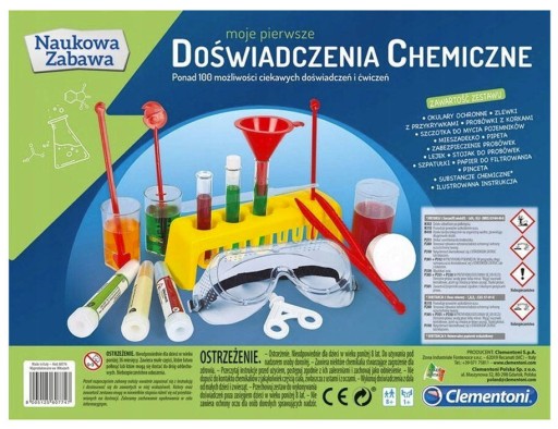 Мои первые химические эксперименты Little Chemist Scientific 8+ Клементони