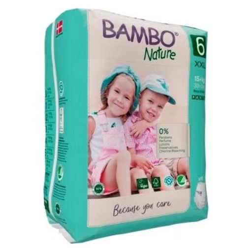 Подгузники Bambo Nature 6 XXL 18кг+, 18 шт.