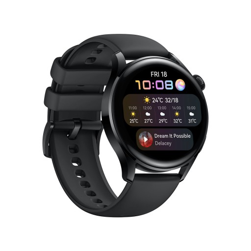 Умные часы Huawei Watch 3 Active черный LTE eSIM WIFI GPS
