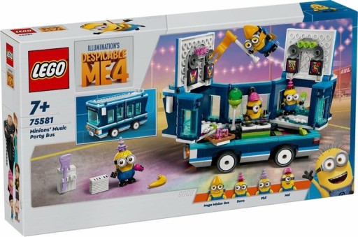 LEGO Bricks MINIONS PARTY BUS 379 деталей 75581
