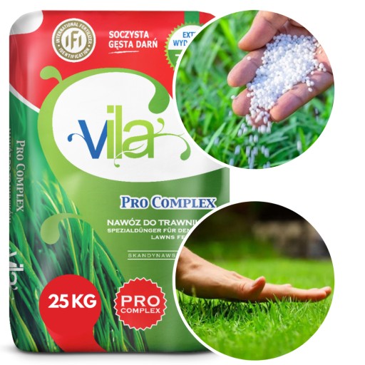 УДОБРЕНИЕ ДЛЯ ГАЗОННОЙ ТРАВЫ VILA PRO-COMPLEX YARA 25КГ НПК 16-16-16 ПРОД.