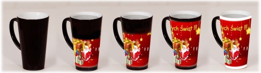 KUBEK MAGICZNY LATTE DUŻY PREZENT BOŻE NARODZENIE
