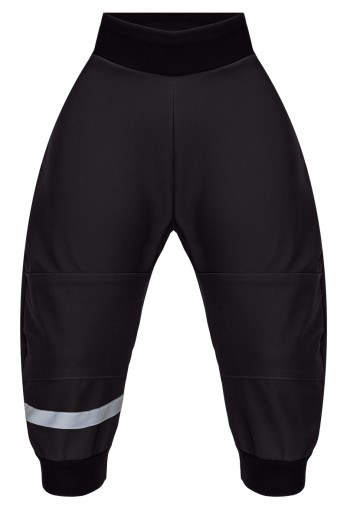 Брюки из софтшелла RAINPROOF для ветра, дождя, песка, черные, размер 98