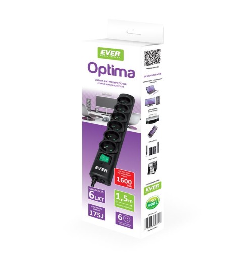 Удлинитель Ever Optima 1,5 м