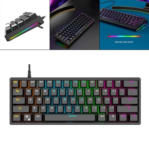 Klawiatura mechaniczna z 61 klawiszami