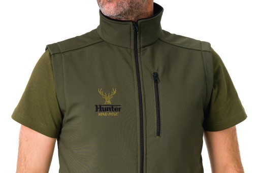 Kamizelka Myśliwska na polowanie do lasu HUNTER ZIELONA 3XL