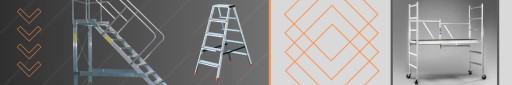 Krause Dopplo 2x4 двухсторонняя алюминиевая лестница
