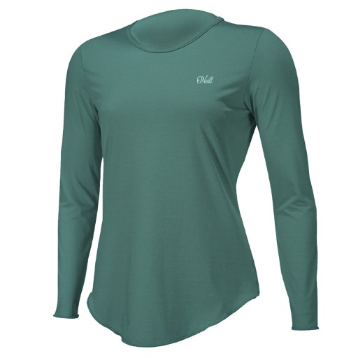 Женская футболка O'NEILL Rashguard Lycra, зеленая, XL