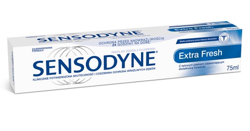 Зубная паста Sensodyne Extra Fresh Toothpaste для чувствительных зубов с фтором P1