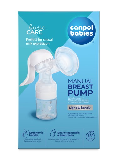 Базовый легкий ручной молокоотсос CANPOL BABIES