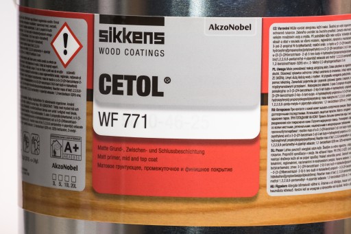 SIKKENS CETOL WF 771 5л ЛАК ПРОПИТКА ДЛЯ ДЕРЕВА 73 ЦВЕТА