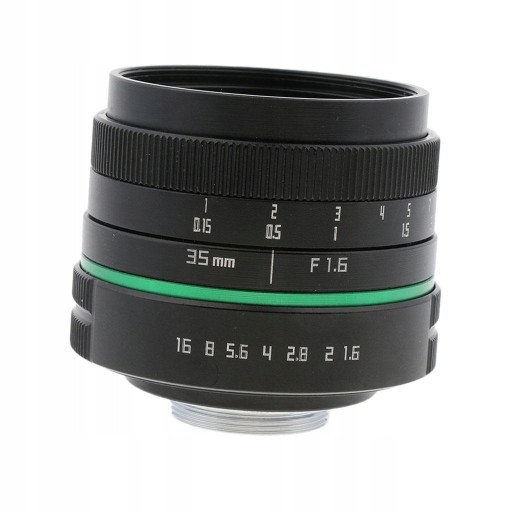 Фиксированный объектив 35 мм F/1,6 с ручной регулировкой для