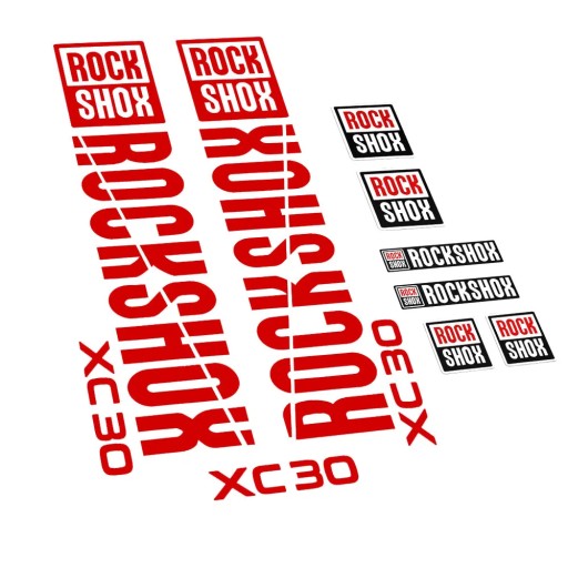 Совместимые наклейки для вилок Rock Shox XC30.