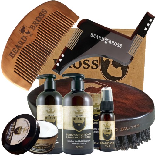 Шаблон расчески для бороды Set By My Beard Brush