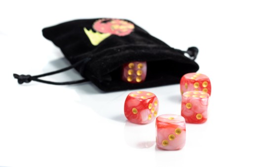 ZESTAW 25 KOSTEK K6 RPG KOŚĆ SZEŚCIOŚCIENNA BEKON Z ORKA 1,6 CM