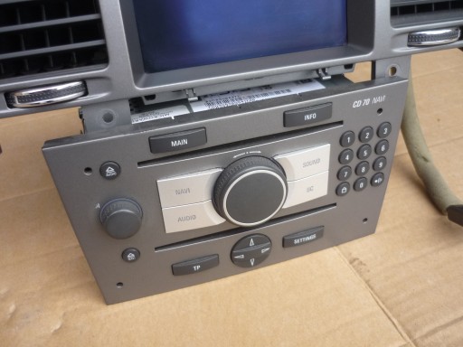 РАДИО CD 70 NAVI + ЦВЕТНОЙ ДИСПЛЕЙ OPEL VECTRA C КОМПЛЕКТ РАБОТАЮЩИЙ