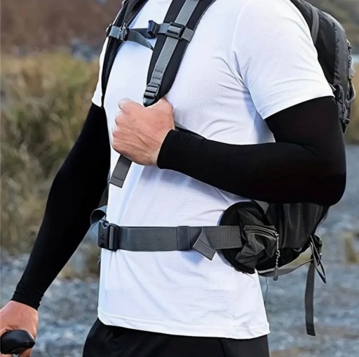 Ochronny RĘKAW zakrywający tatuaż policyjny rower motocykl 8 szt! Szary beż