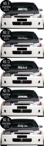 Наклейка на окно JDM STYLE Japan Sun * УЗОРЫ * ЦВЕТА