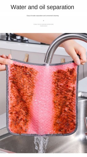 Горячие кухонные полотенца Салфетки для посуды Легко стирать