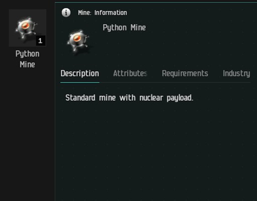 Eve Online - Python Mine x10 - крайне редкий предмет, без иска, плекса
