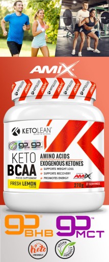 BCAA AMINO ACIDS KETO DIET BHB MCT порошок, пить для активных людей