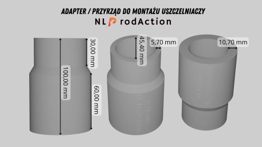 Адаптер/Инструмент для установки уплотнителей Ø 45 мм - Передняя подвеска