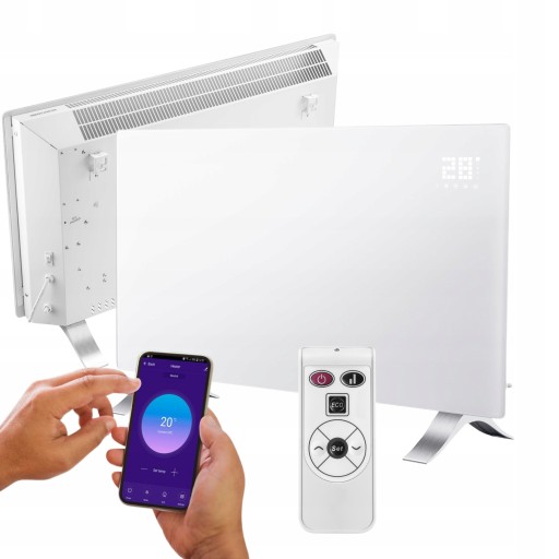 NEO ЭЛЕКТРИЧЕСКИЙ КОНВЕКТОР РАДИАТОР 1000W WIFI + ПУЛЬТ ДИСТАНЦИОННОГО УПРАВЛЕНИЯ