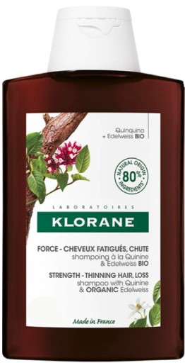 Klorane Шампунь для волос с хинином и эдельвейсом 400