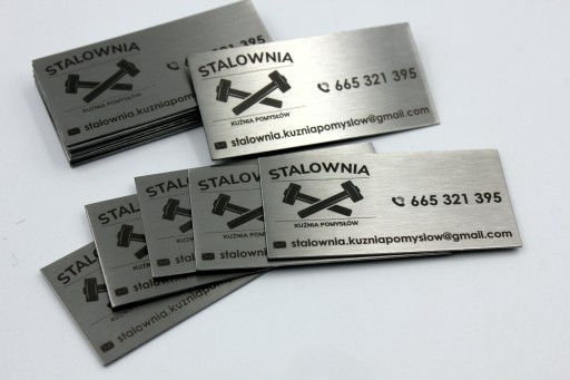 Tabliczka Nierdzewna Logo Grawer 10 szt. 60x30mm