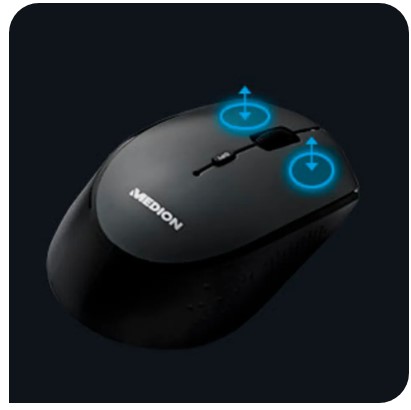 НАБОР БЕСПРОВОДНОЙ QWERTY-КЛАВИАТУРЫ БЕСПРОВОДНАЯ МЫШЬ MEDION BLUETOOTH