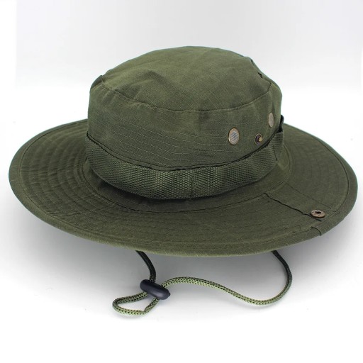 Шляпа-ведро Шапка Safari Boonie Мужская Панама Хлопок для рыбалки На открытом воздухе Унисекс
