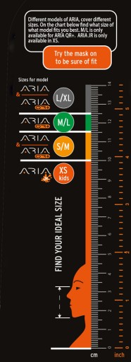 ПОЛНОЛИЦЕВАЯ МАСКА OCEAN REEF ARIA QR+ DUO FINS