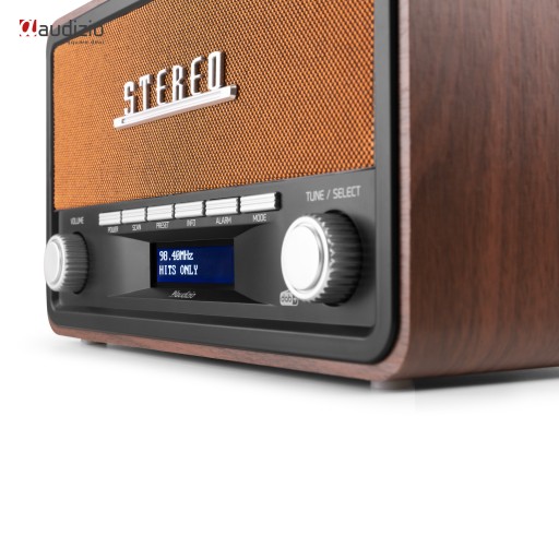 Ретро радио для домашнего офиса DAB FM- 50 Вт
