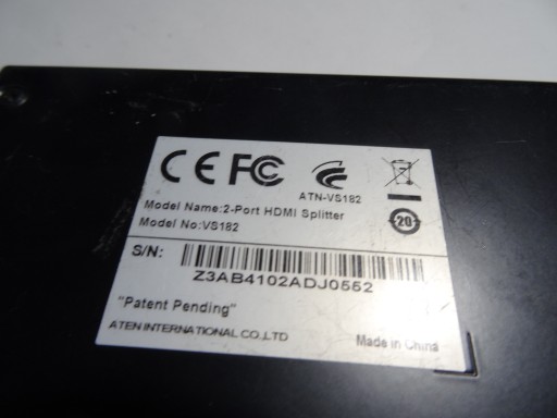 Разветвитель HDMI ATEN VS-182 2/1