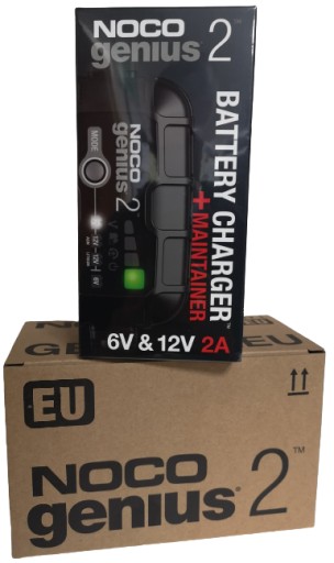NOCO GENIUS 2 2A 6V 12V Интеллектуальное зарядное устройство