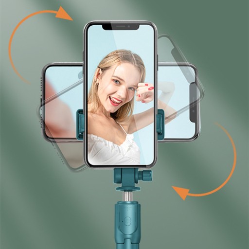 ПАЛКА ДЛЯ СЕЛФИ ДЛЯ ТЕЛЕФОНА ШТАТИВ BLUETOOTH ПУЛЬТ ДИСТАНЦИОННОГО УПРАВЛЕНИЯ 1X СВЕТОДИОДНАЯ ЛАМПА