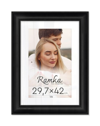 Czarna ramka na zdjęcia 29,7x42 cm Rama 42x29,7 cm
