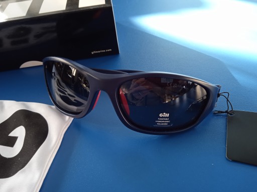 OKULARY PRZECIWSŁONECZNE CLASSIC GILL BLUE polaryzacja filtr UV 400 9475