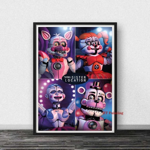 постеры Fnaf-ultimate Group Thriller постер игры Re