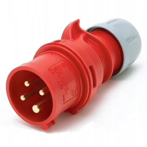 Wtyczka siłowa przenośna 32A 3P+Z 400V IP44 