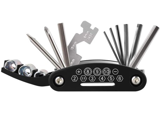 НАБОР КЛЮЧЕВЫХ КЛЮЧЕЙ ДЛЯ ВЕЛОСИПЕДА MULTITOOL 16в1
