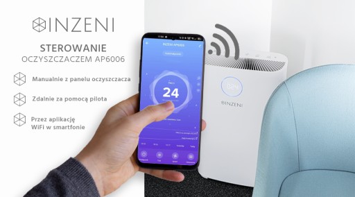 INZENI очиститель воздуха ионизатор, HEPA13, УФ